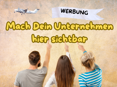 Werbebanner für Sichtbarkeit in Aalen